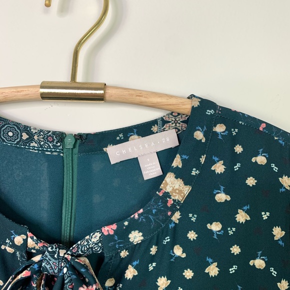 🌵5/$30 Chelsea28 patchwork bell sleeve midi dress - Picture 5 of 6